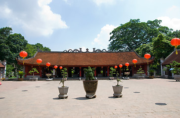 Image showing Temple of Literature, Van Mieu, in Hanoi