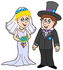 Image showing Wedding couple