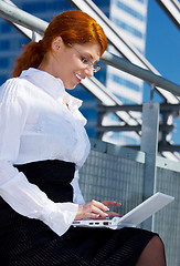 Image showing happy businesswoman