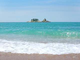 Image showing Small Island in adriatic sea