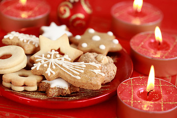 Image showing Delicious Christmas cookies