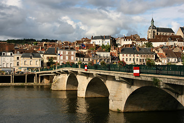 Image showing Burgundy town