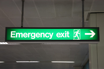 Image showing Emergency exit