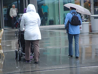 Image showing Raining