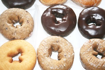 Image showing Box of donuts