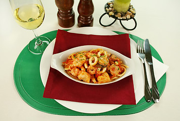Image showing Spaghetti Marinara