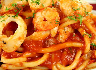 Image showing Spaghetti Marinara