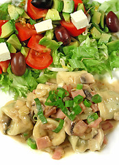 Image showing Tortellini With Carbonara Sauce