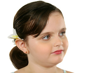 Image showing Little Girl Semi Profile