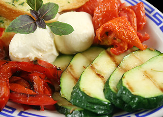 Image showing Chargrilled Vegetables