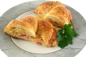 Image showing Melted Cheese Croissant 1