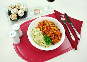 Image showing Hotpot With Couscous