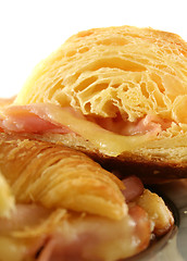 Image showing Melted Cheese Croissants