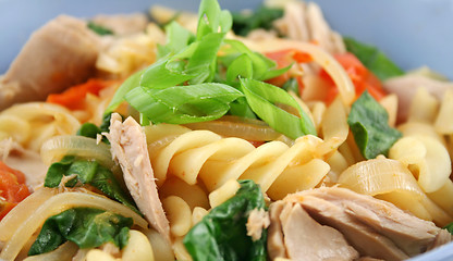 Image showing Tuna Pasta Close Up