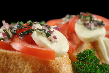 Image showing Tomato And Bocconcini Bites