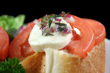 Image showing Tomato And Bocconcini Bites