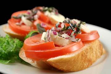 Image showing Tomato And Bocconcini Bites 