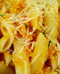 Image showing Butternut Pumpkin Penne Pasta