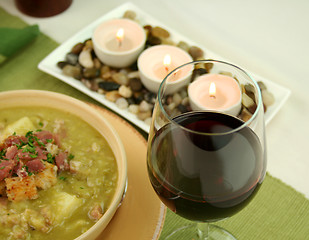 Image showing Pea And Ham Soup