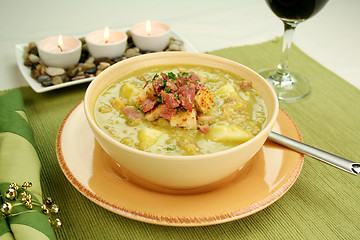 Image showing Pea And Ham Soup