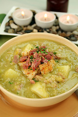 Image showing Pea And Ham Soup 