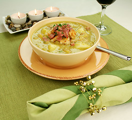 Image showing Pea And Ham Soup