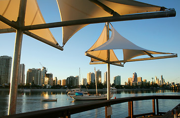 Image showing Shade Sails At Southport