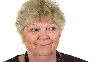 Image showing Cheeky Senior Woman