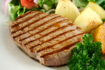 Image showing Steak And Vegetables 2