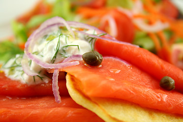 Image showing Smoked Trout With Capers