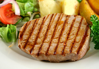 Image showing Steak And Vegetables 7