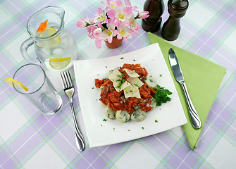 Image showing Spinach Gnocchi