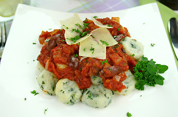 Image showing Spinach Gnocchi 