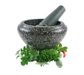 Image showing Herbs To Crush