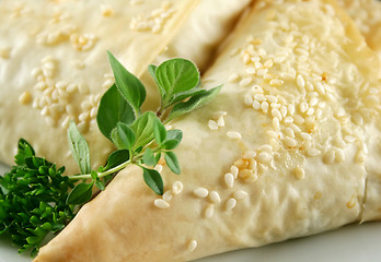 Image showing Filo Pastry Background