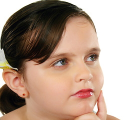 Image showing Pensive Child