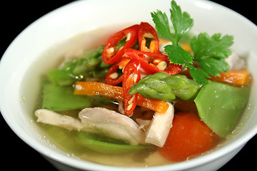 Image showing Low Carb Chicken And Vegetable Soup 2