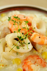 Image showing Seafood Chowder