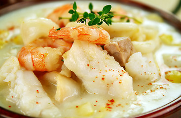 Image showing Seafood Chowder