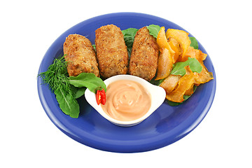 Image showing Tuna Croquettes