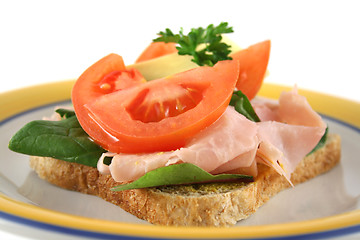 Image showing Open Sandwich 8