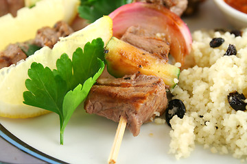 Image showing Beef Kebabs