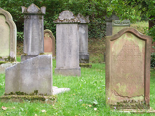 Image showing Jewish cemetery