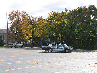 Image showing Police cars