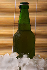 Image showing Beer and ice