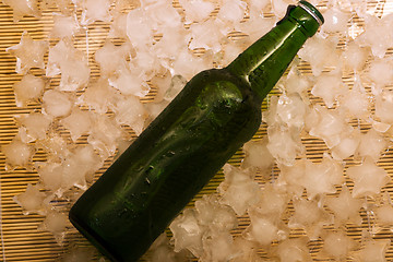 Image showing Beer and ice