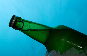 Image showing Beer and ice
