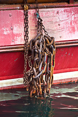 Image showing hanging chains