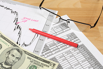 Image showing Stock market research