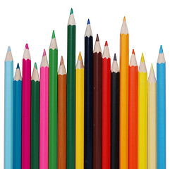 Image showing colored pencils